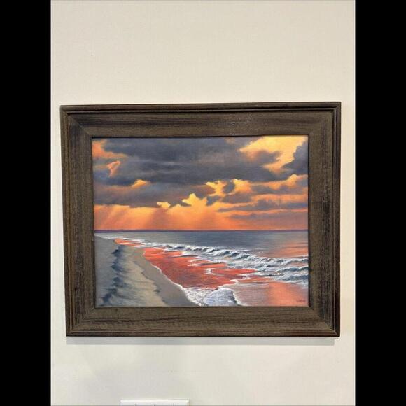 Original Susan Meyer Sinyai Oil on Panel 26" x 21" framed - Picture 8 of 16